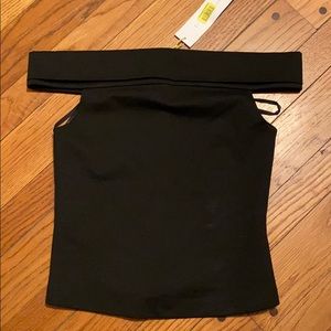 BCBG off shoulder top